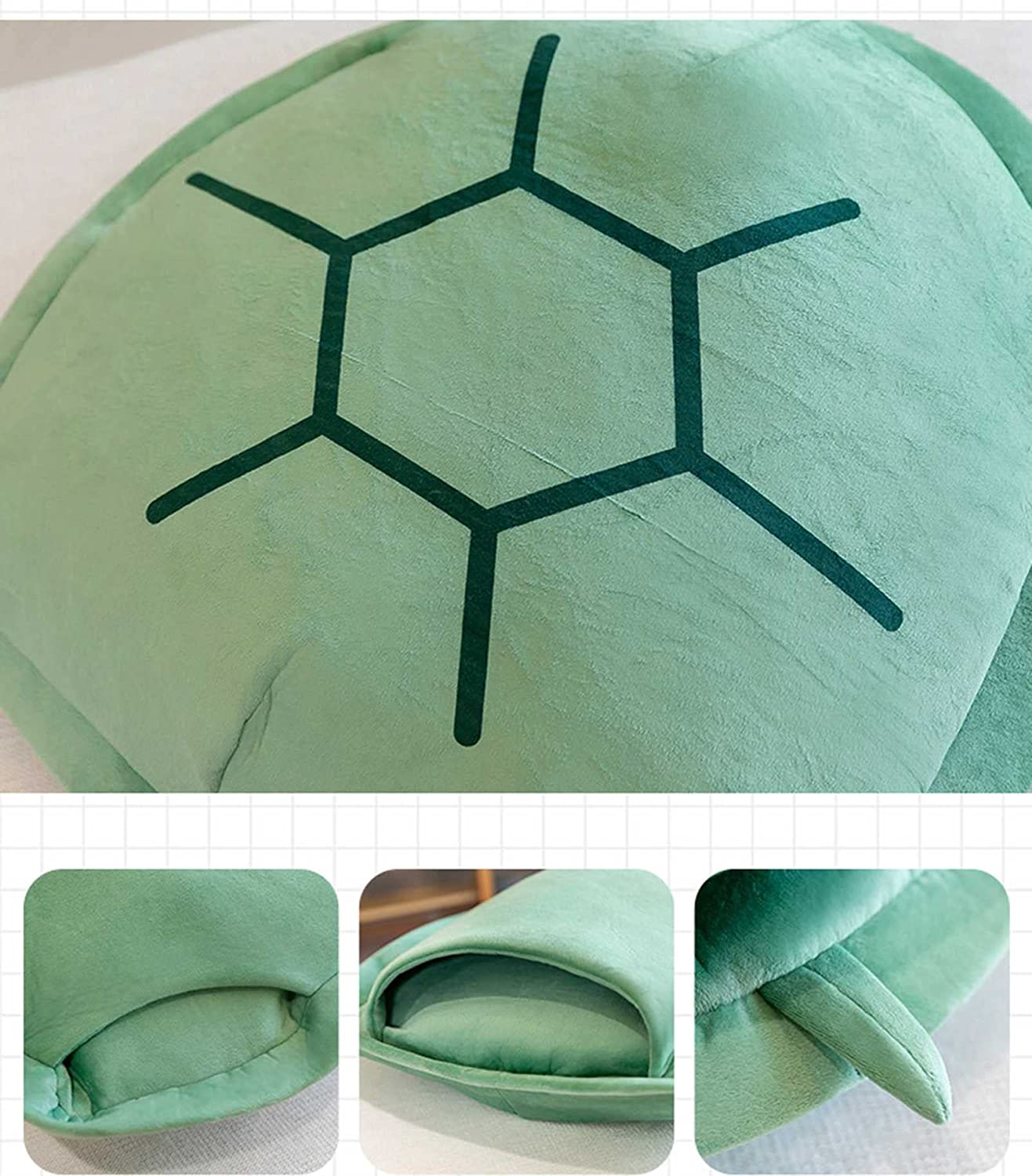 Wearable Turtle Shell Pillows - Green